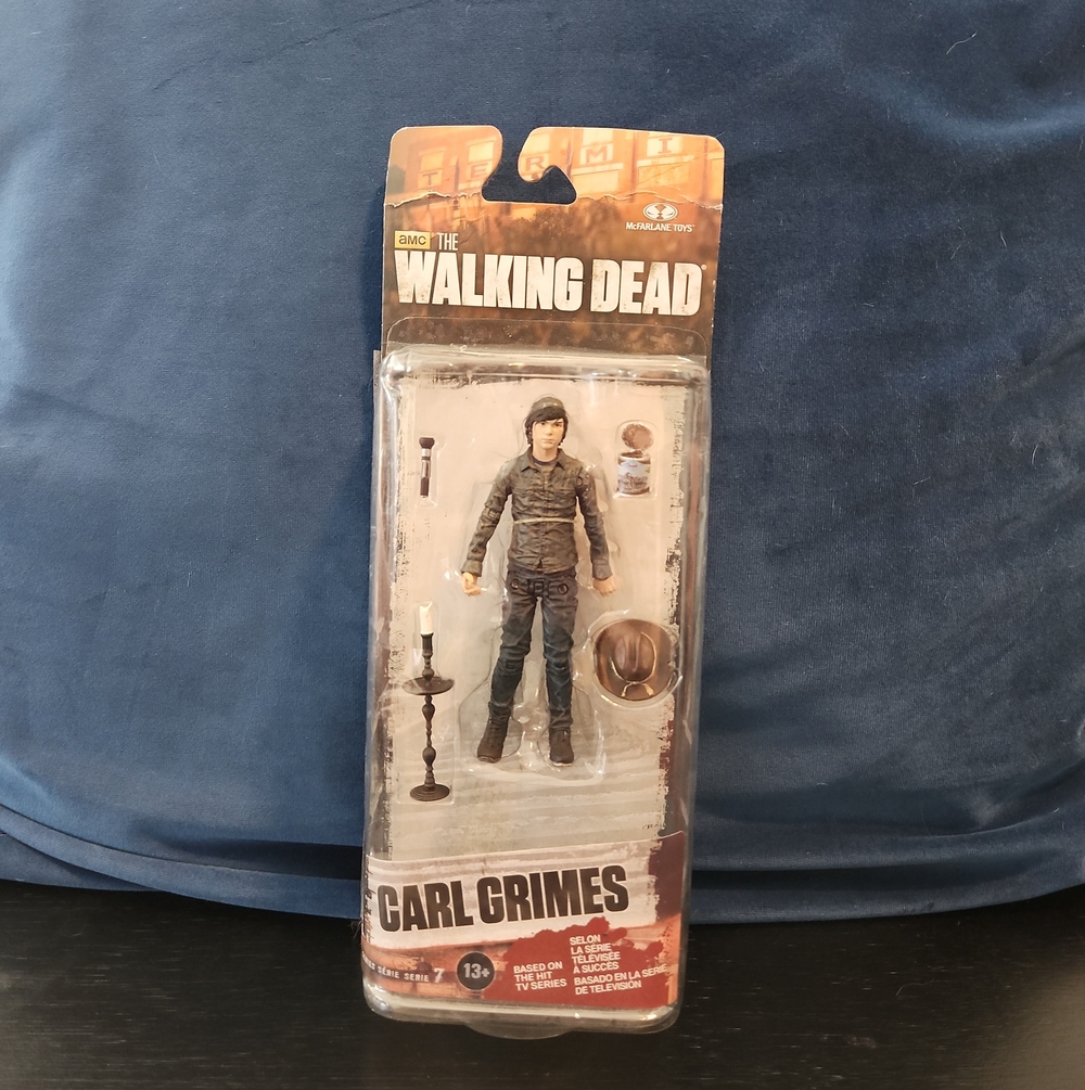 The Walking Dead Carl Grimes Action Figure - Black, Gray